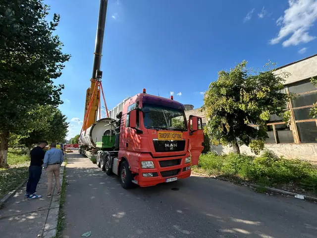 Pregătirea ridicării lângă combinat