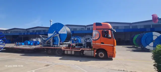 Un tambur agricol de 7,5 m, adus din Italia
